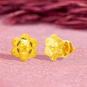 22kt gold earrings for women glam womens gold earrings womens fashionable jewellery