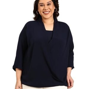 regular fit cotton plus size top
