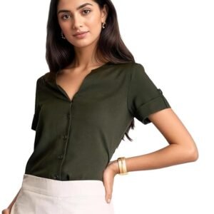 pure cotton smooth fabric for office top