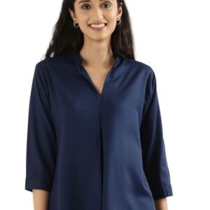 full sleeve tie neck formal top